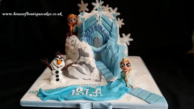 Elsa, Anna and Olaf
