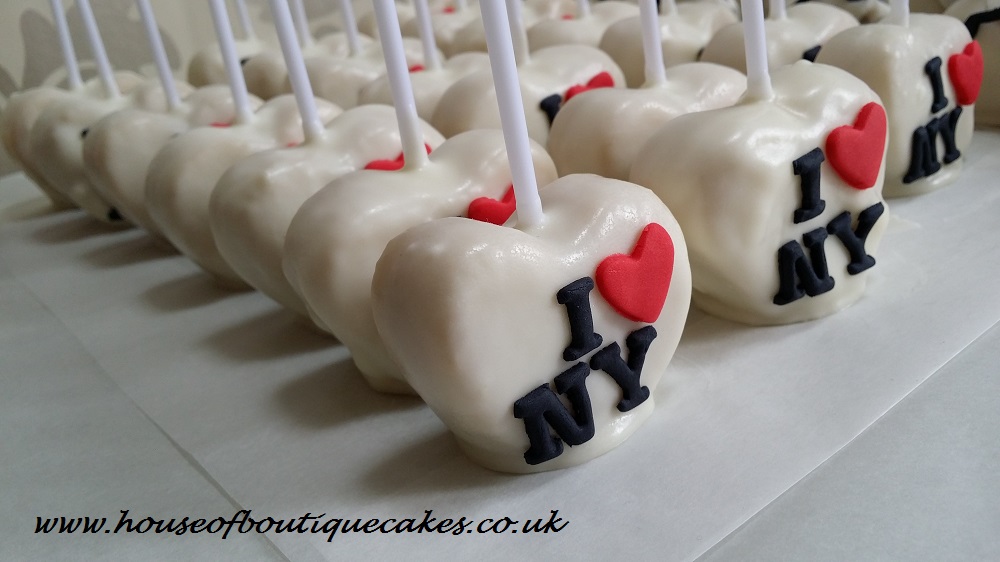 Kiehl's I Love NY Themed Cake Pops